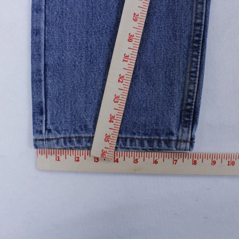 Levi's 505 Straight Fit Men's Blue Jeans Size W34 L36 Regular Fly Denim